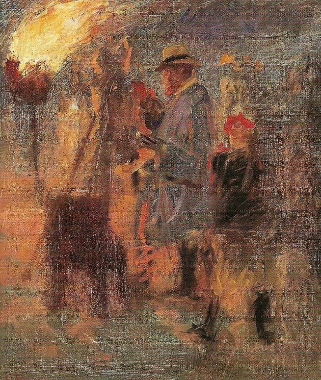 Laurits Tuxen kroyer maler sankt hansblus